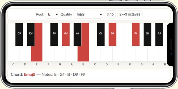 Chord finder app