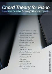 Chord Theory for Piano ebook cover