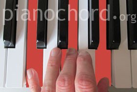 fingers pressing down a chord